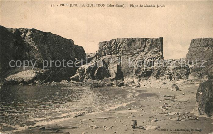 Quiberon Morbihan Plage de Monhir Jacob Gefangenenpost