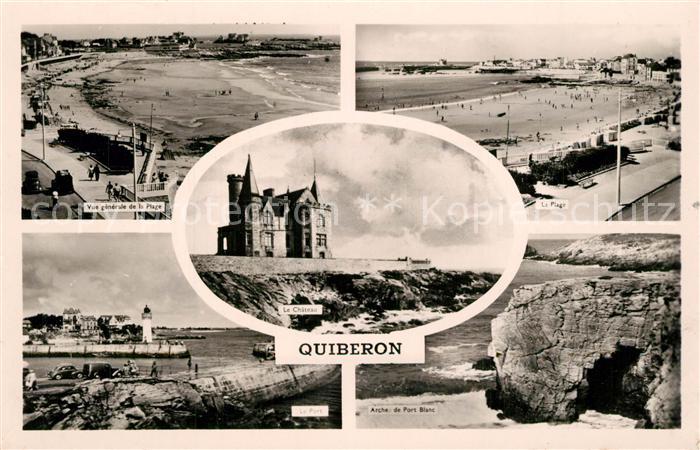 Quiberon Morbihan Panorama Plage Chateau Le Phare Arche de Port Blanc