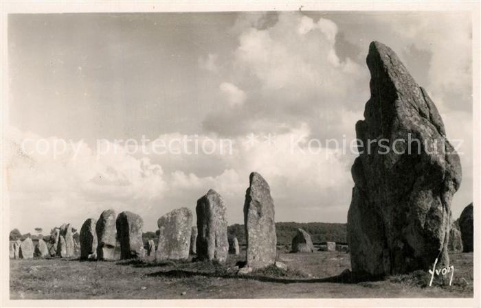 Carnac Morbihan Alignements du Ker Ménec Megalith
