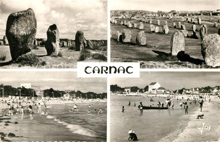 Carnac Morbihan Alignements du Ménec Grande Plage
