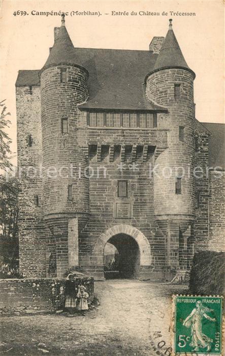 Campeneac Entrée du Chateau de Trécesson