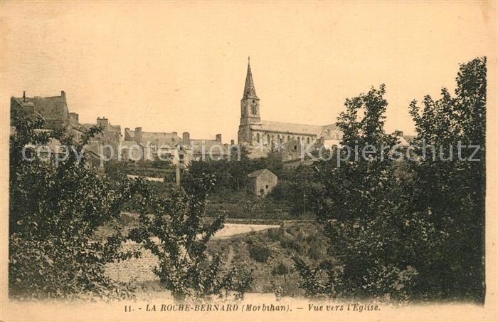 La Roche-Bernard Vue vers l'Eglise
