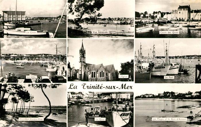La Trinite-sur-Mer La Criée Jetée Côte Quai Port Plage Bais d Amour Eglise