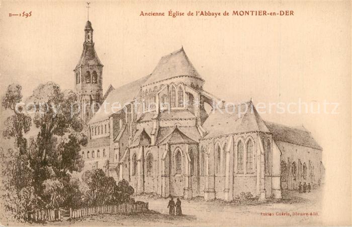 Montier-en-Der Ancienne Eglise de l'Abbaye Dessin Küns