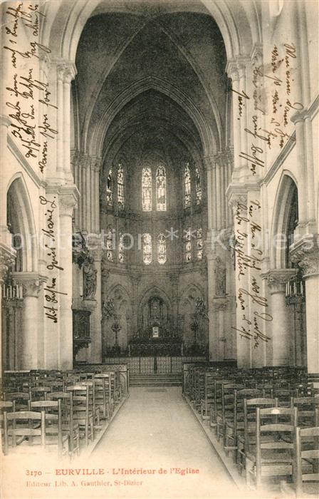 Eurville-Bienville Intérieur de l'Eglise