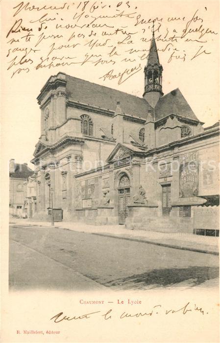 Chaumont 52 Le Lycée