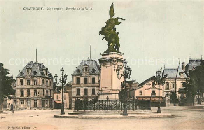 Chaumont 52 Monument Entrée de la Ville