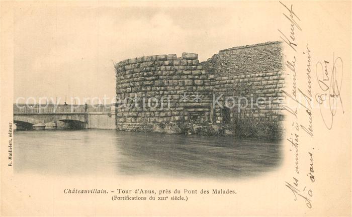 Chateauvillain Tour d Anus Pont des Malades Fortifications du XIIIe siècle
