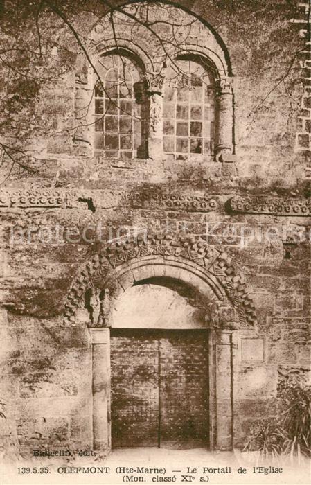 Clefmont Portail de l'Eglise