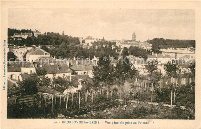 Bourbonne-les-Bains Vue Generale prise du Prieuré