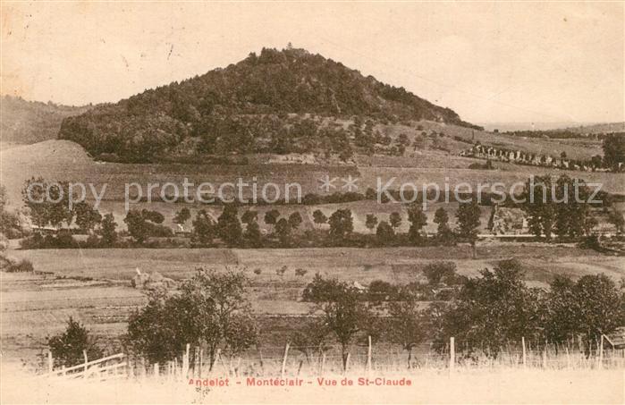 Andelot-Blancheville Panorama Montéclair vue de Saint Claude