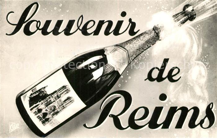 Reims Champagne Ardenne Bouteille de Champagne