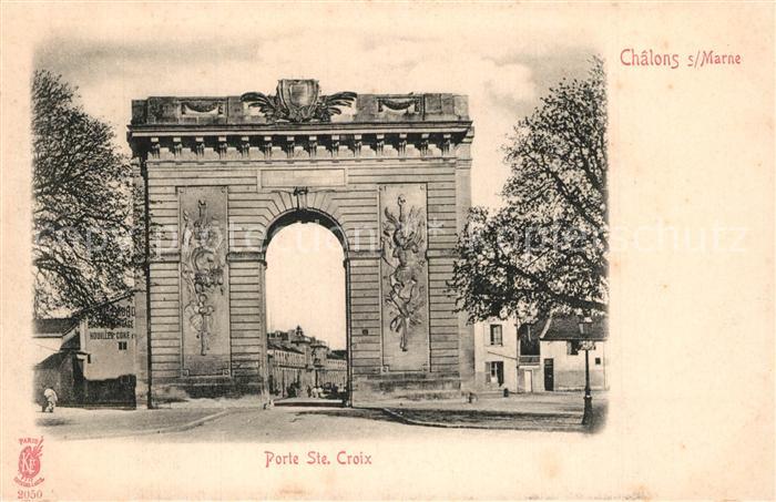 Chalons-en-Champagne Marne Porte Sainte Croix