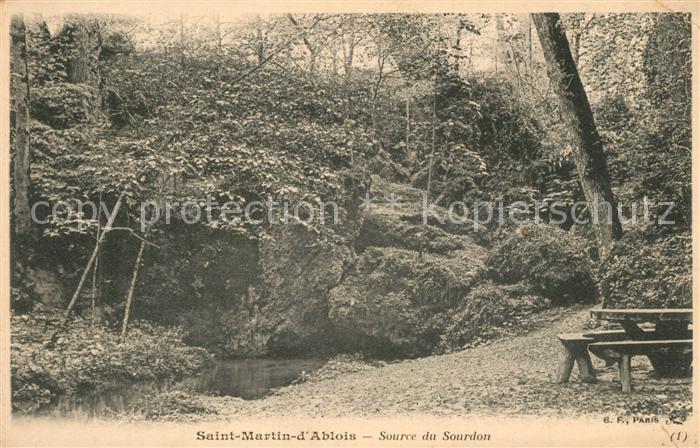 Saint-Martin-d Ablois Source du Sourdon