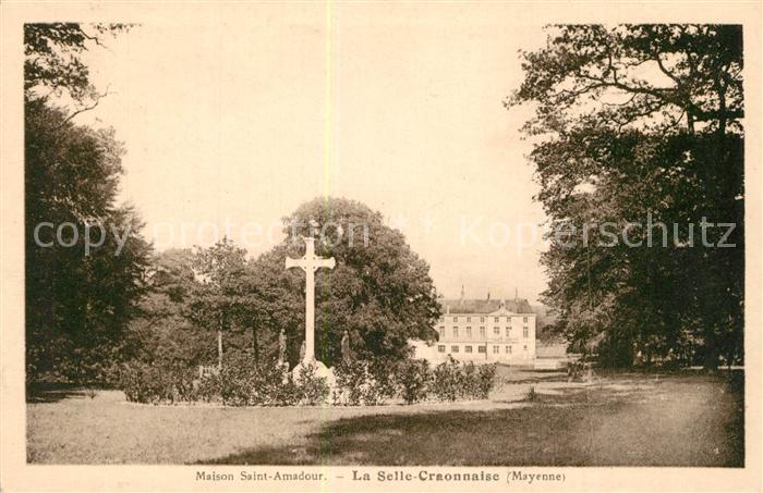 La Selle-Craonnaise Maison Saint Amadour Croix