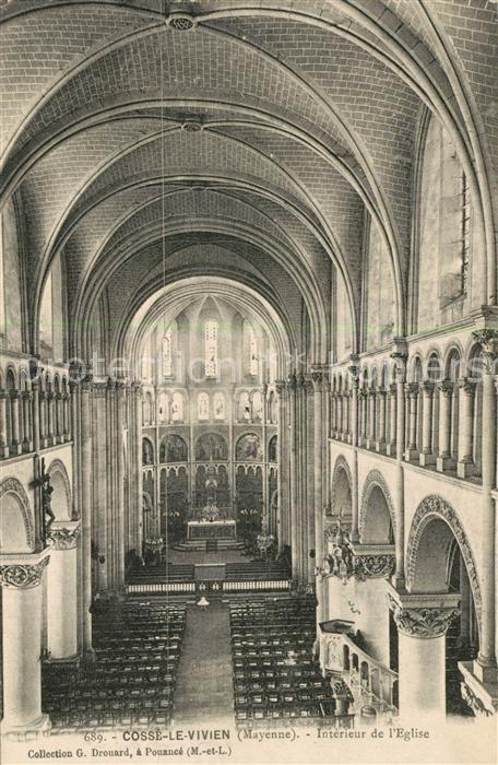 Cosse-le-Vivien Intérieur de l'Eglise