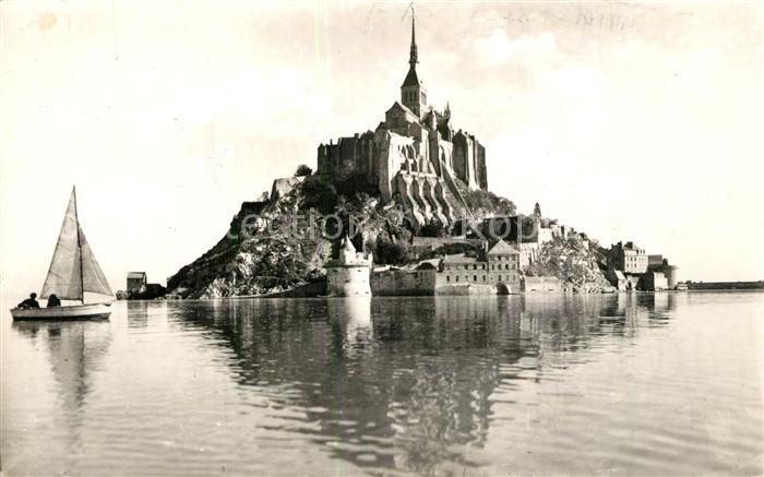 Mont-Saint-Michel Côté ouest a grande marée
