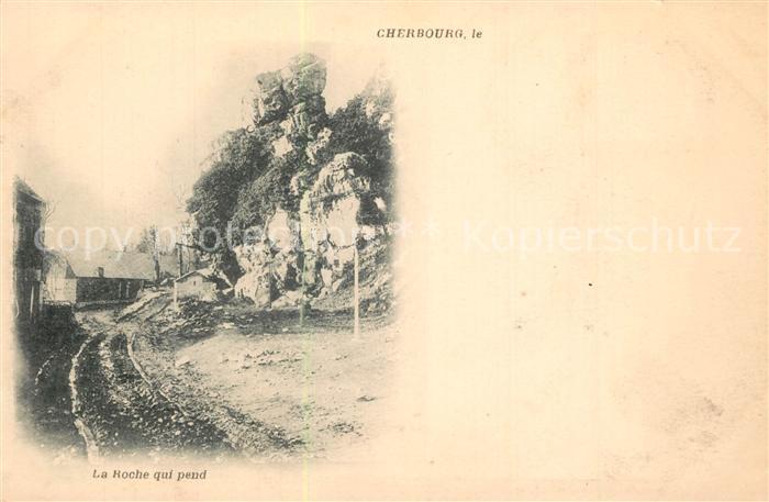 Cherbourg La Roche qui pend