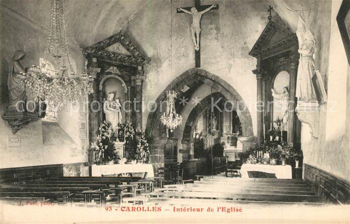 Carolles Intérieur de l'Eglise
