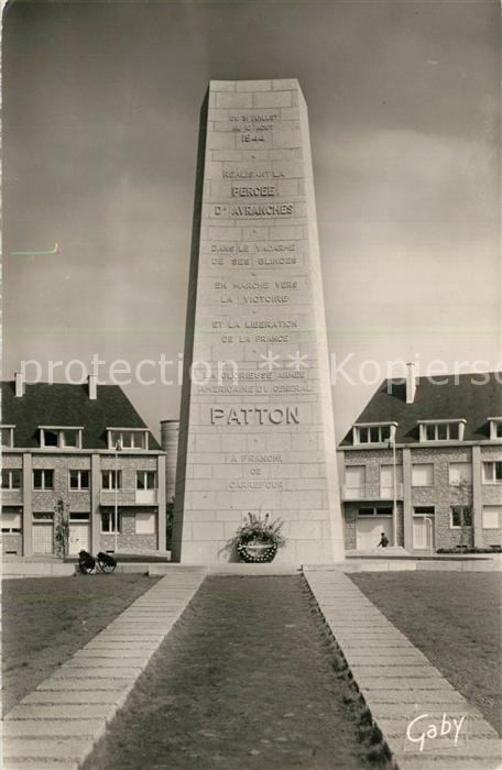 Avranches Monument Patton