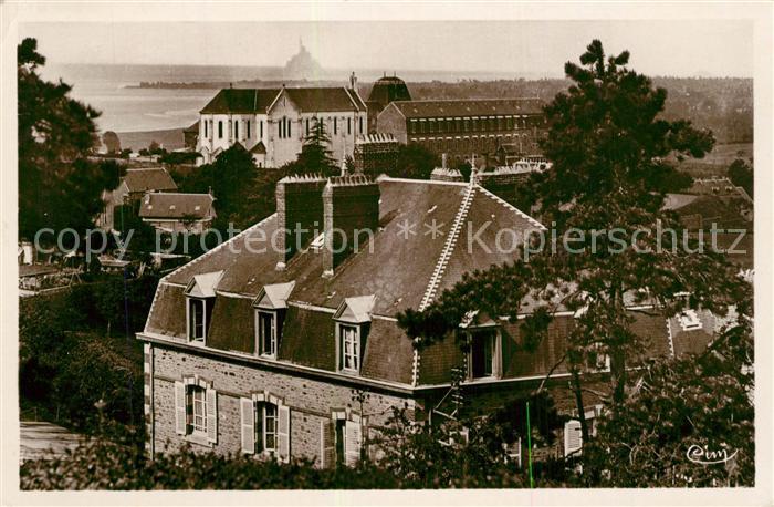 Avranches Mont Saint Michel vu de la plateforme