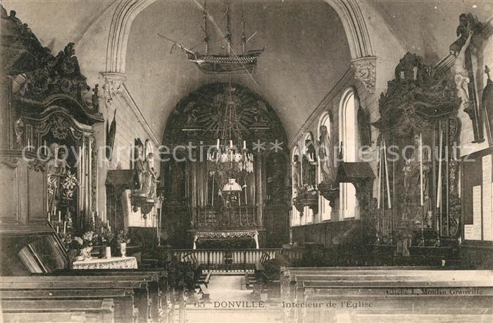 Donville-les-Bains Intérieur de l'Eglise