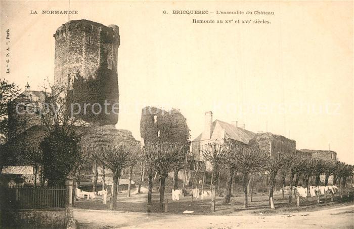 Bricquebec Ensemble du Chateau