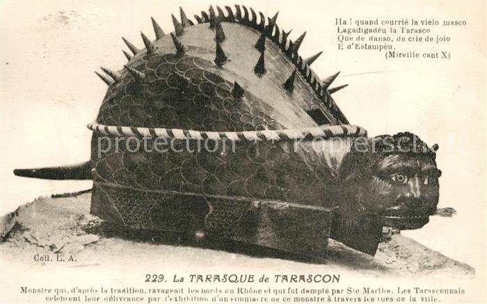 Tarascon Bouches-du-Rhone La Tarasque Drache Sage