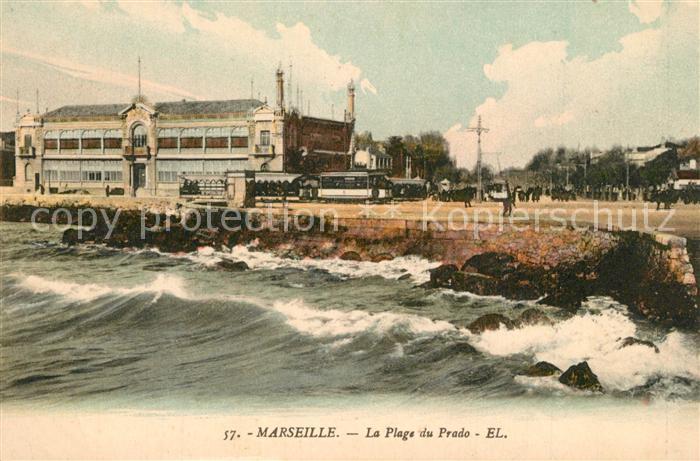 Marseille Bouches-du-Rhone Plage du Prado