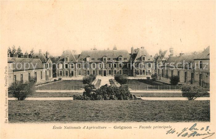 Grignon Thiverval Ecole Nationale d Agriculture facade principale