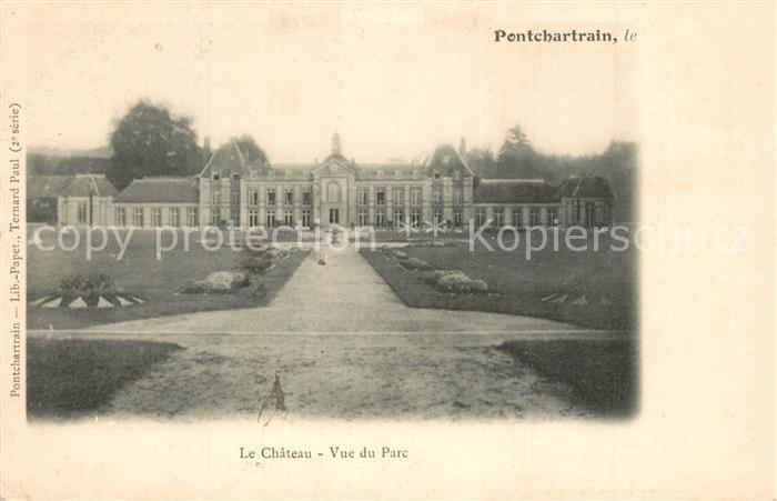 Pontchartrain Jouars Chateau vu du parc