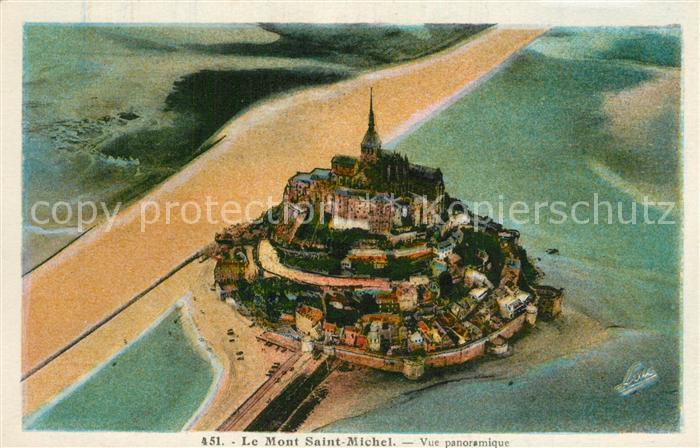 Le Mont-Saint-Michel Vue a vol d oiseau