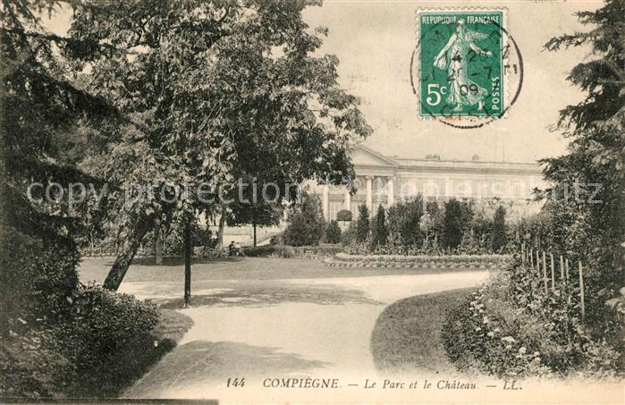 Compiegne Oise Le Parc et le Chateau