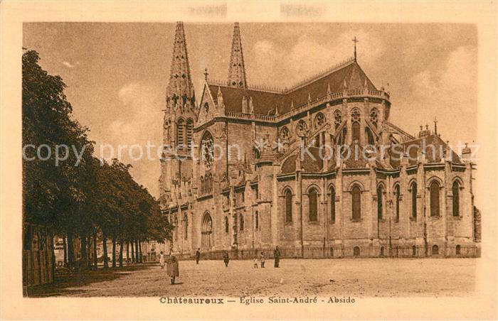 Chateauroux Indre Eglise Saint André Abside