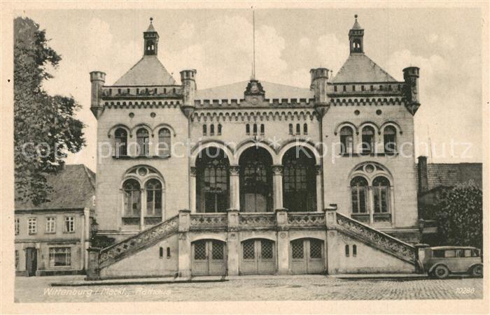 Wittenburg Mecklenburg Markt Rathaus