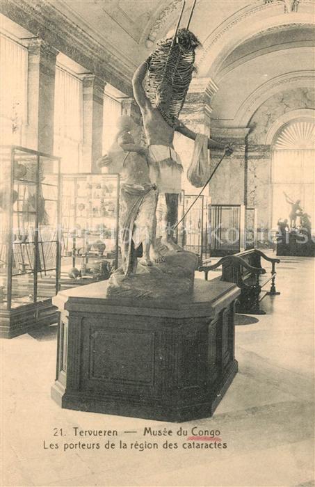 Tervueren Musee du Congo Les porteurs de la region des cataractes