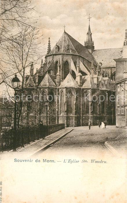 Mons Hainaut Eglise Sainte Waudru