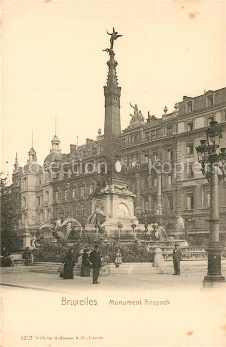 Bruxelles Bruessel Monument Anspach
