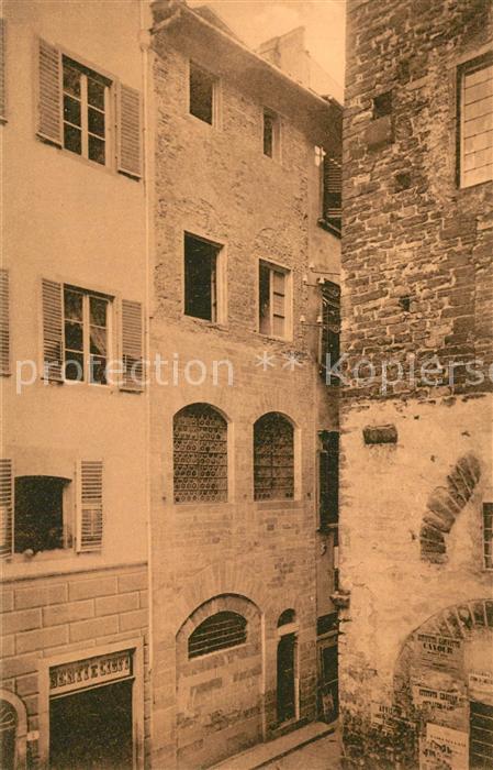 Firenze Florenz Piazetta di San Martino Casa degli Alighieri dove nacque Dante