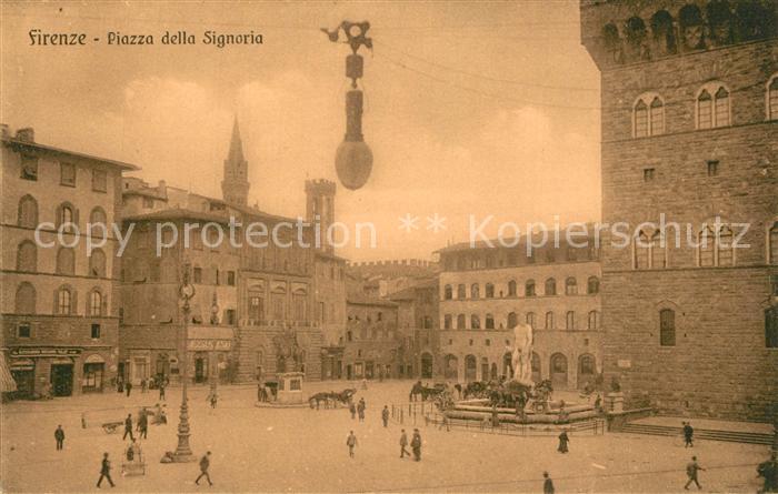 Firenze Florenz Piazza della Signoria