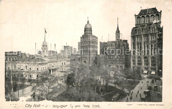 New York City City Hall and Newspaper Square