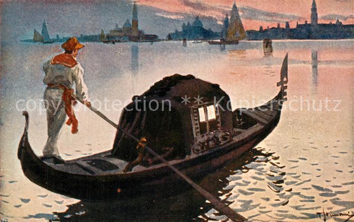 Venezia Venedig La Gondola