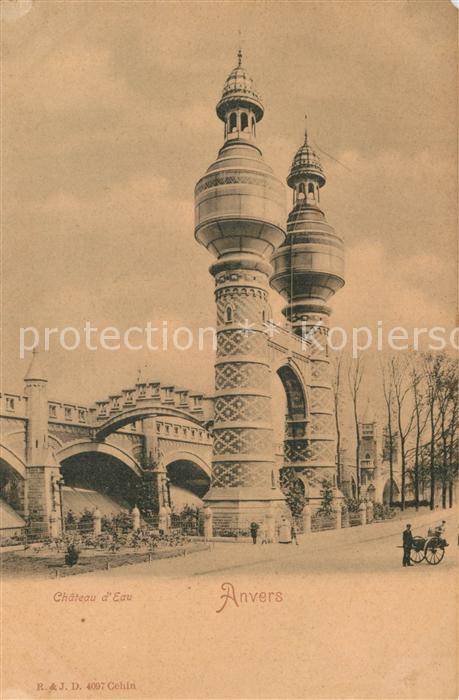 Anvers Antwerpen Chateau d Eau