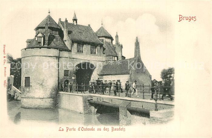 Bruges BRUGGE Belgie La Porte d’Ostende ou des Baudets