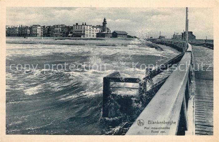 Blankenberghe Mer mouvable