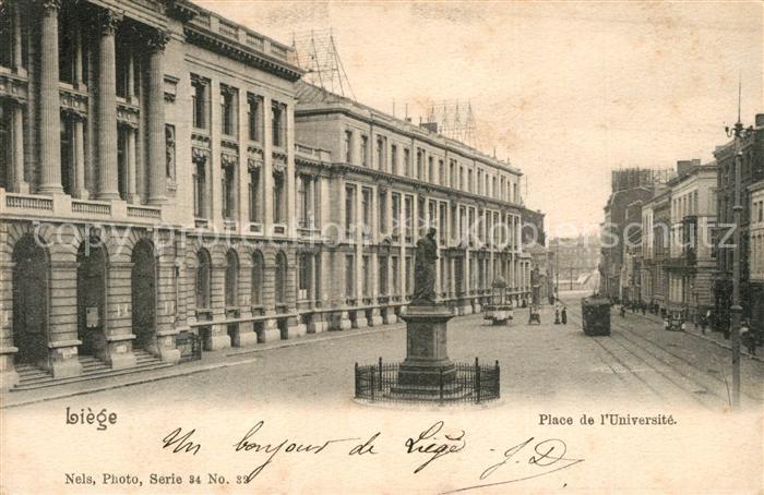 Liege Luettich Place de l'Universite