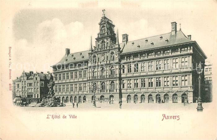 Anvers Antwerpen Hotel de Ville