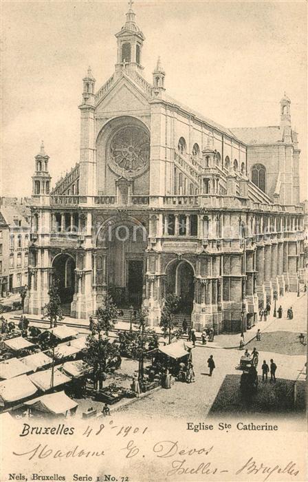 Bruxelles Bruessel Eglise Sainte Catherine