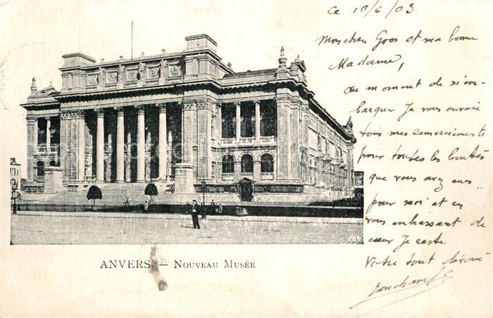 Anvers Antwerpen Nouveau Musee