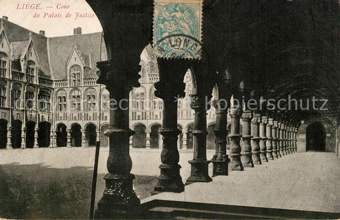 Liege Luettich Cour du Palais de Justice